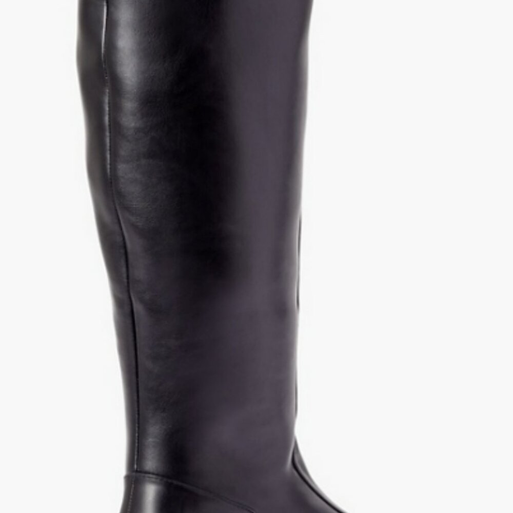NWOT Justfab Briony Tall Combat Women's Boot Black Size 5.5 NWOT - Picture 4 of 7